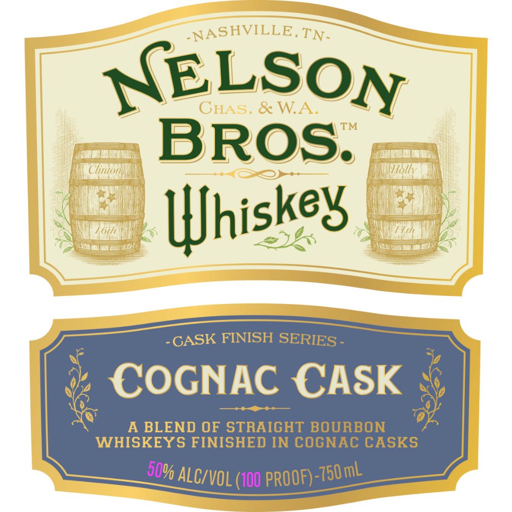 Nelson Bros Cognac Cask Finished Straight Bourbon Bourbon Nelson’s Green Brier   