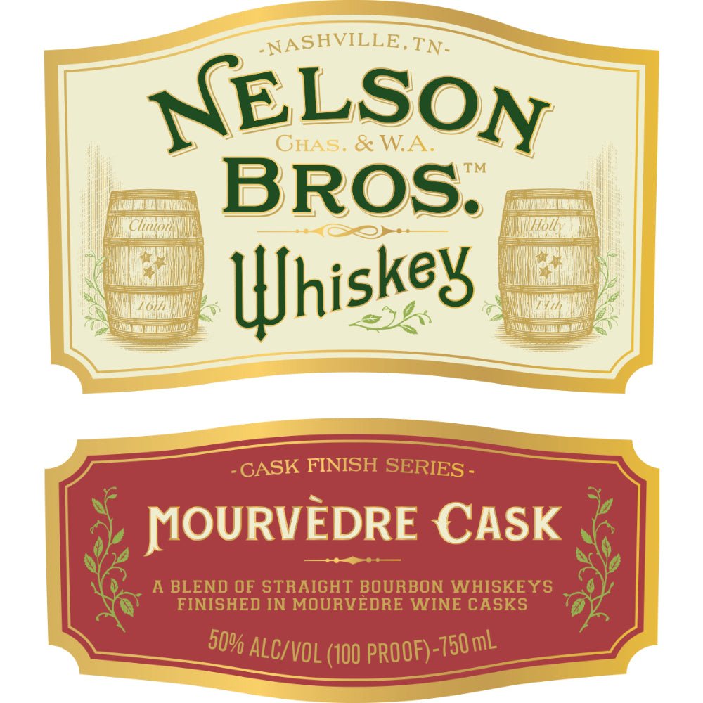 Nelson Bros Mourvèdre Cask Blended Bourbon Bourbon Nelson’s Green Brier   