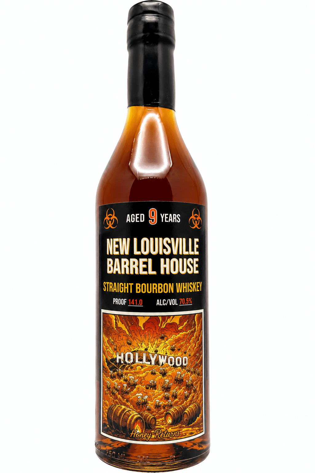 New Louisville 9 Year Bourbon “Hollywood Honey Returns” Straight Bourbon Whiskey - Main Street Liquor