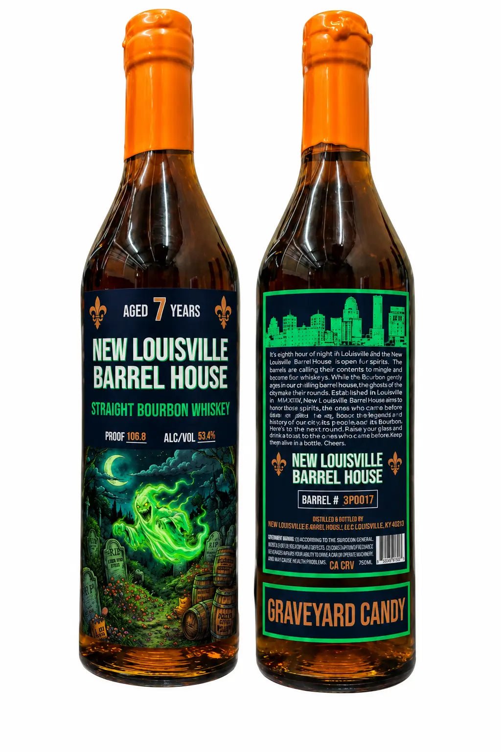 New Louisville Graveyard Candy Halloween Edition 7 Year Bourbon 750mL (Pre-Order) - BuyMyLiquor