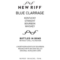 Thumbnail for New Riff Blue Clarrage Bottled in Bond Kentucky Straight Bourbon Bourbon New Riff Distilling   