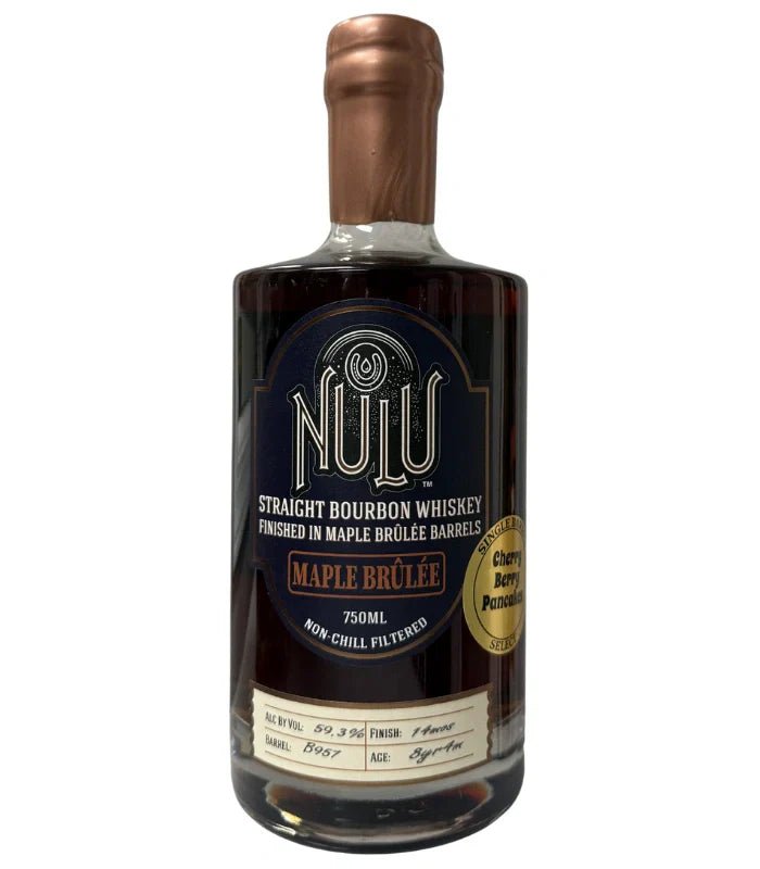 Nulu 8 Year Single Barrel Bourbon Maple Brûlée Cherry Berry Pancakes - BuyMyLiquor