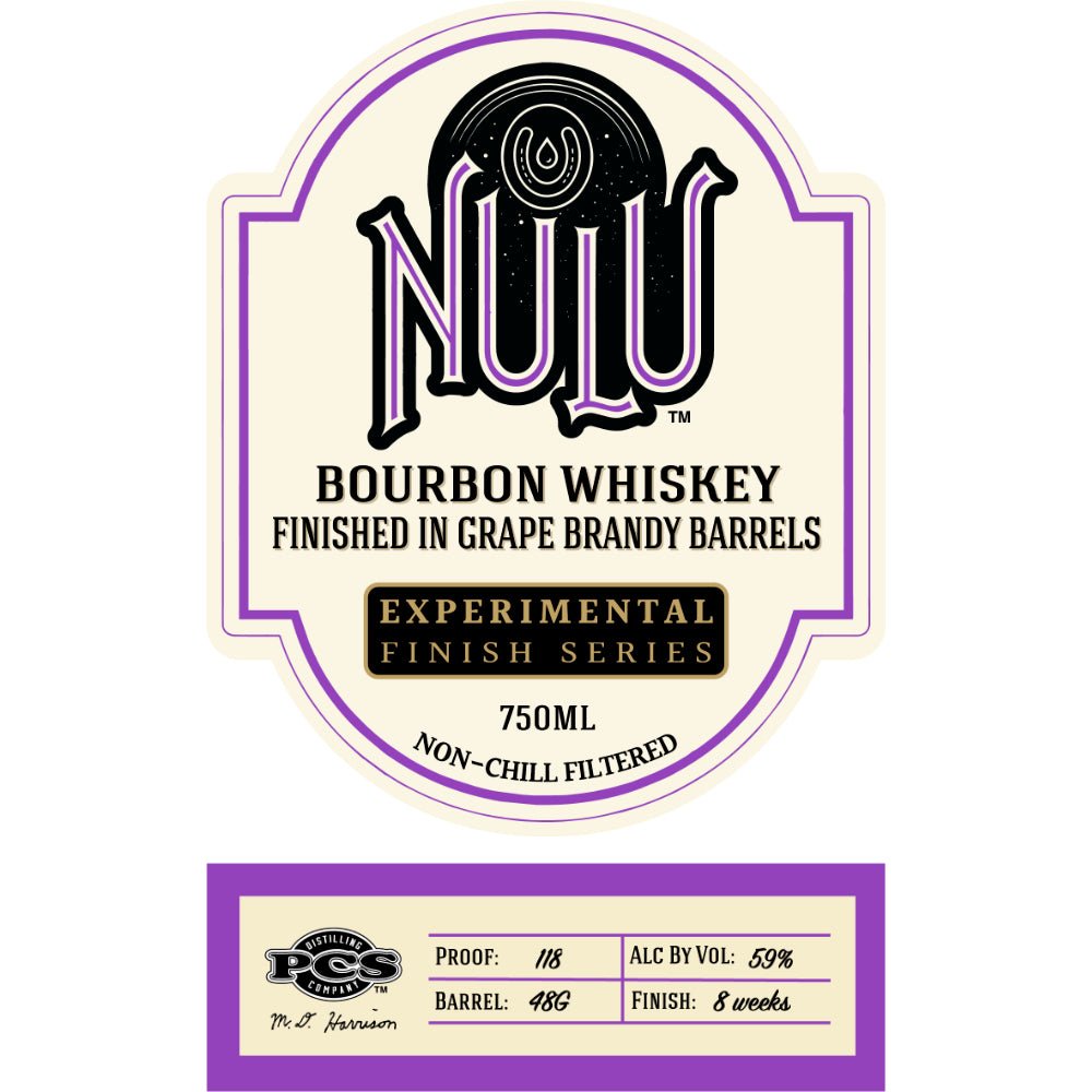Nulu Bourbon Finished in Grape Brandy Barrels Bourbon Nulu   