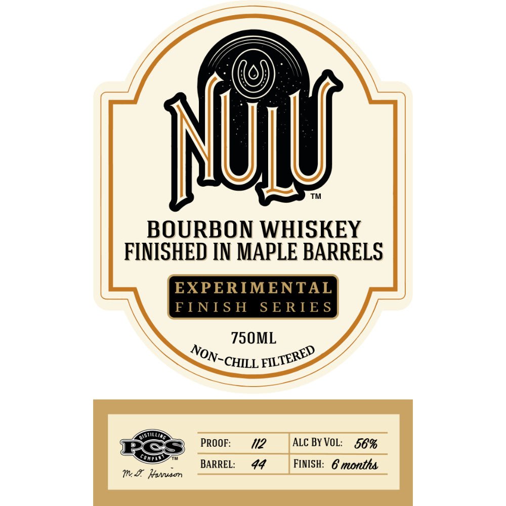 Nulu Bourbon Finished In Maple Barrels Bourbon Nulu   