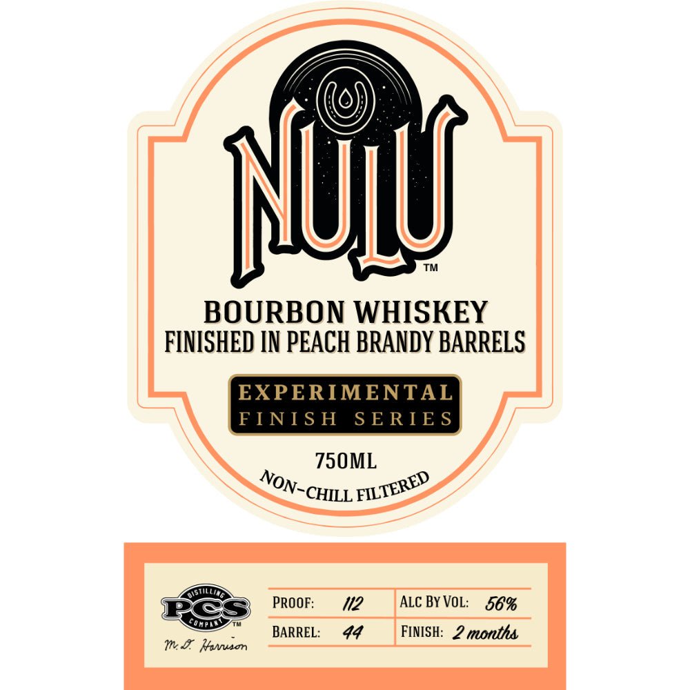 Nulu Bourbon Finished In Peach Brandy Barrels Bourbon Nulu   