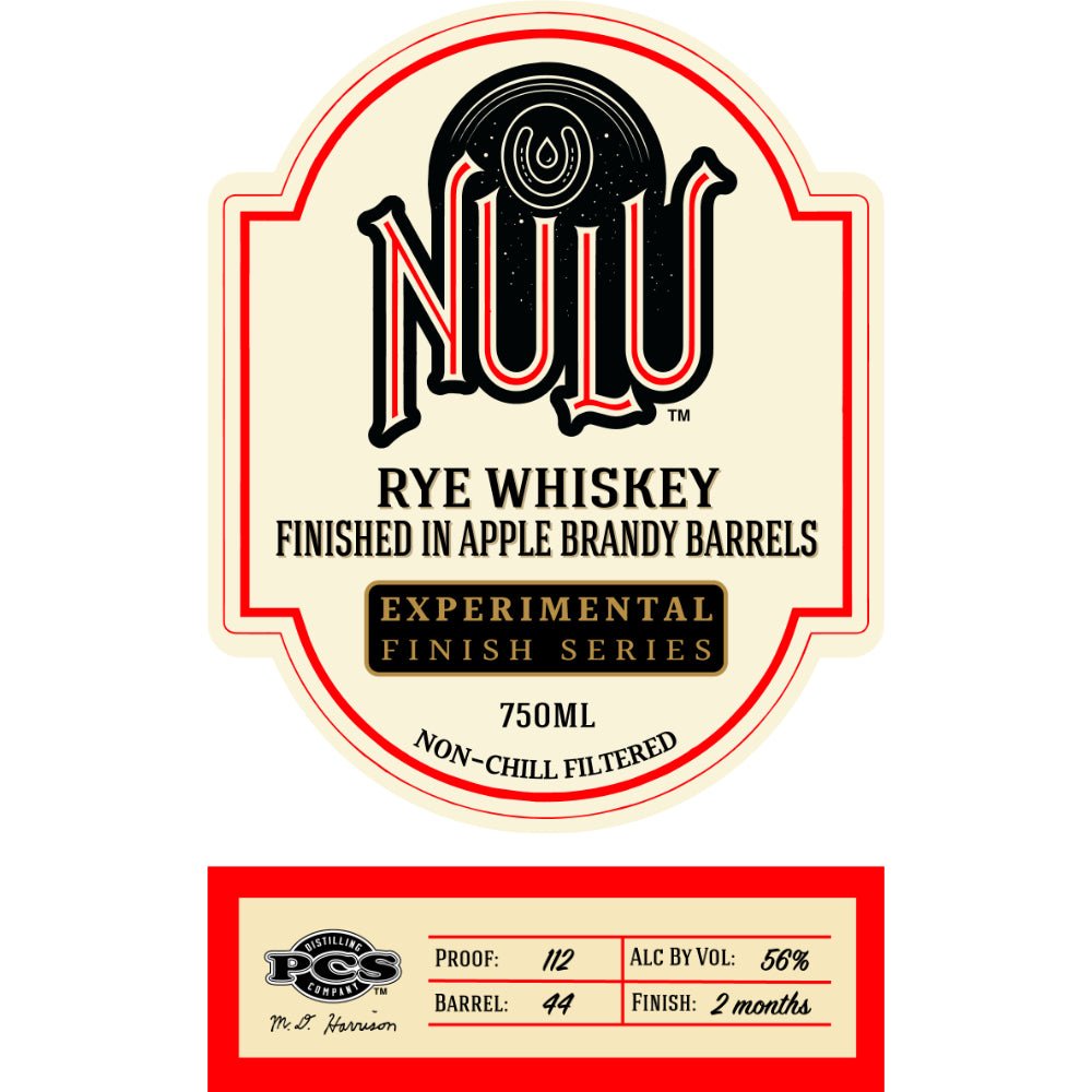 Nulu Rye Finished In Apple Brandy Barrels Rye Whiskey Nulu   