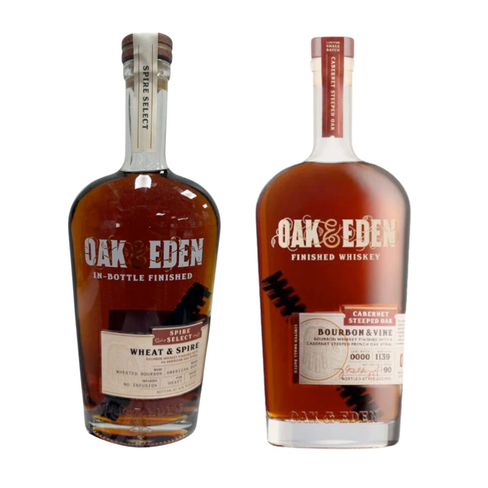 Oak & Eden Combo: Wheat & Spire Single Barrel Pick (INDIAN SUMMER) + Bourbon & Vine Bourbon Oak & Eden   