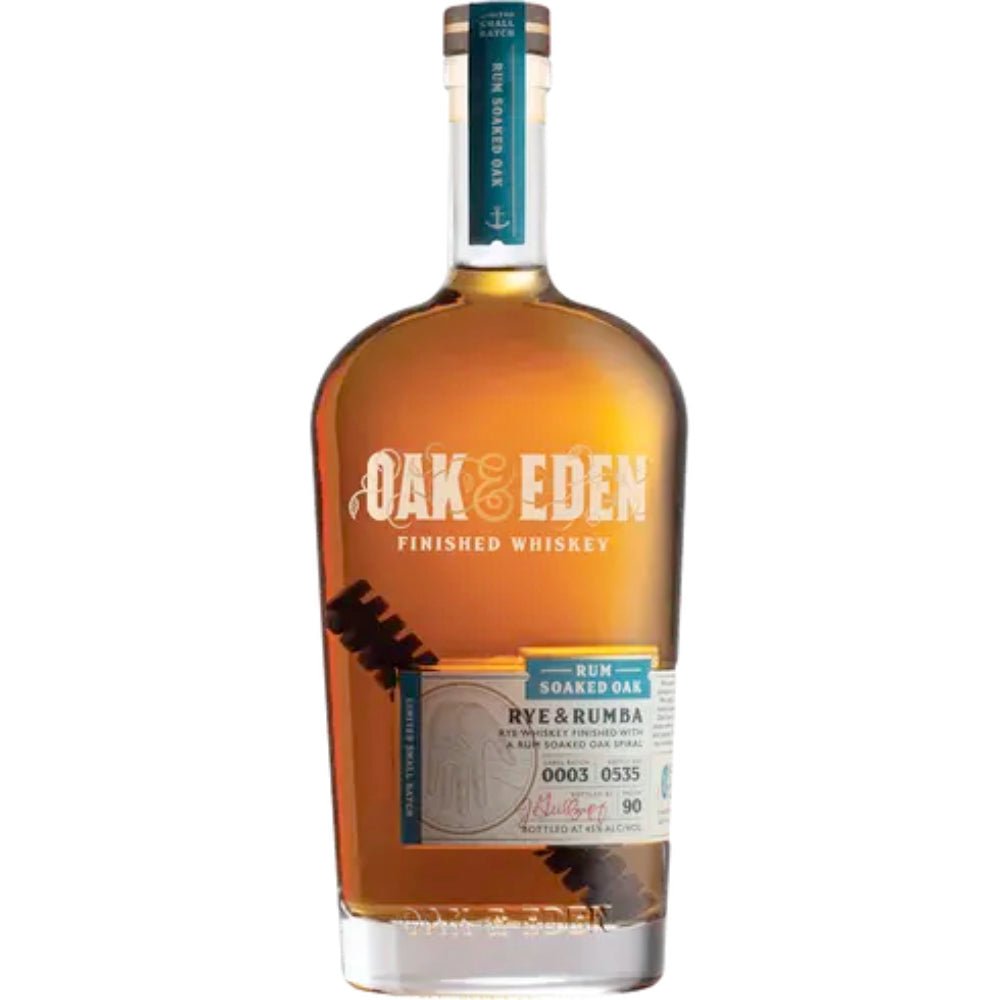 Oak & Eden Rye & Rumba Rum Soaked Oak Rye Whiskey Oak & Eden   