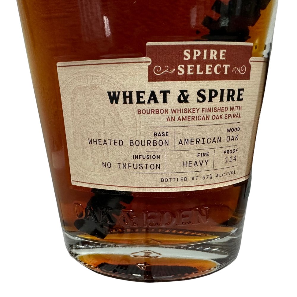 Oak & Eden Wheat & Spire Single Barrel Pick ( INDIAN SUMMER ) Bourbon Oak & Eden   