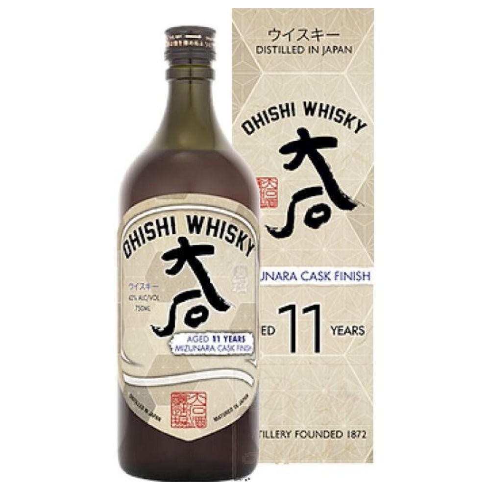 Ohishi 11 Year Old Mizunara Cask Finish Whisky Japanese Whisky Ohishi Distillery   