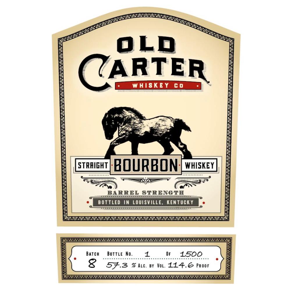 Old Carter Barrel Strength Batch 8 Bourbon Old Carter   