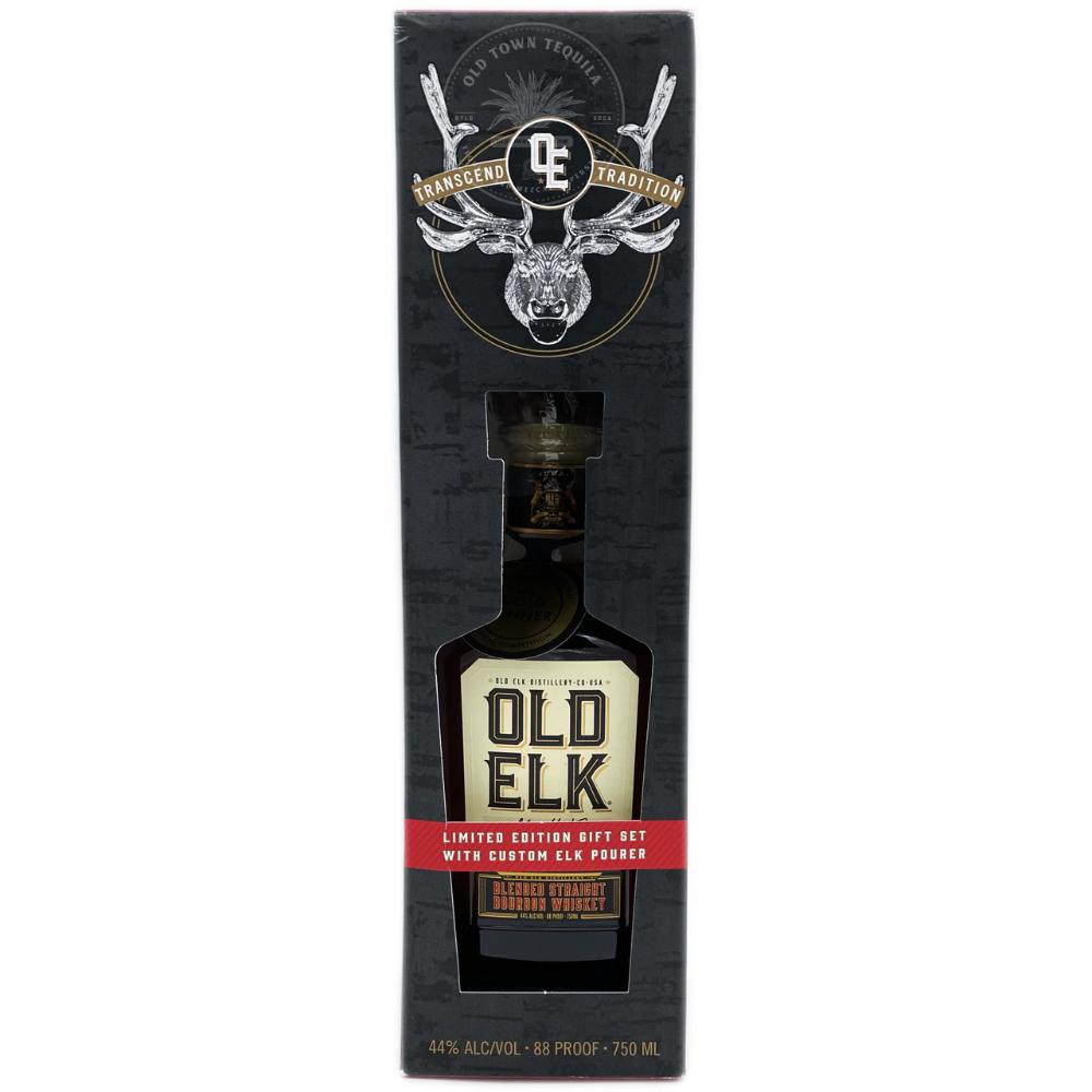 Old Elk Bourbon Limited Edition Gift Set With Custom Elk Pourer Bourbon Old Elk Bourbon   