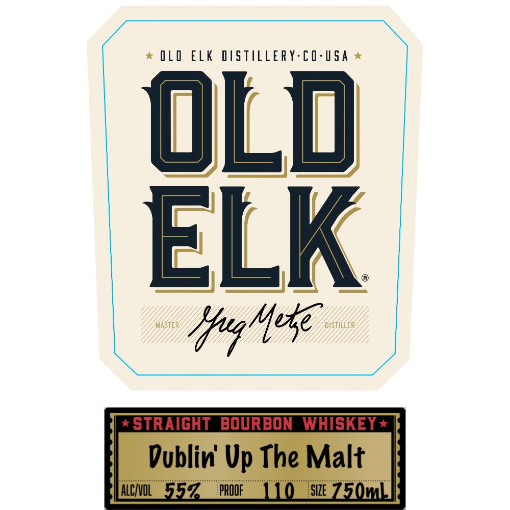 Old Elk Dublin’ Up The Malt Straight Bourbon Whiskey Bourbon Old Elk Bourbon   