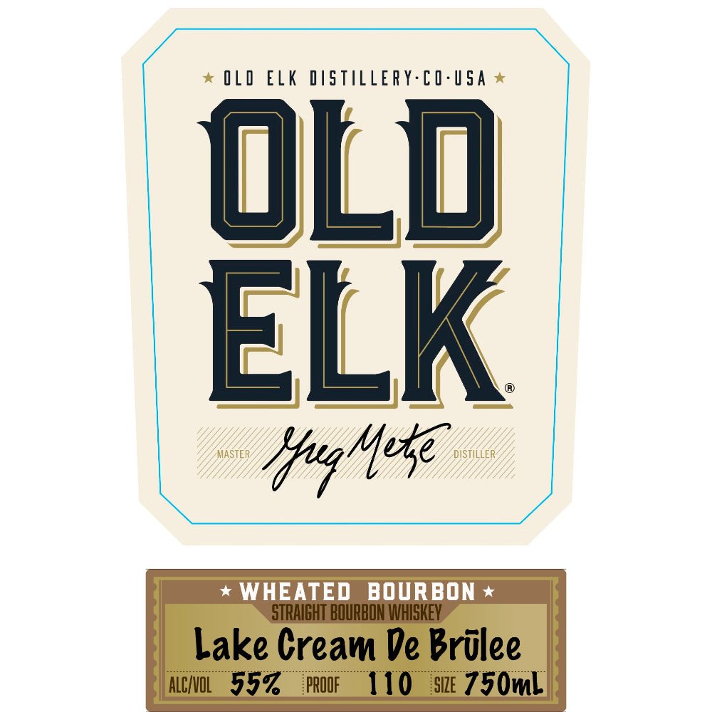 Old Elk Lake Cream De Brūlee Straight Wheated Bourbon Bourbon Old Elk Bourbon   