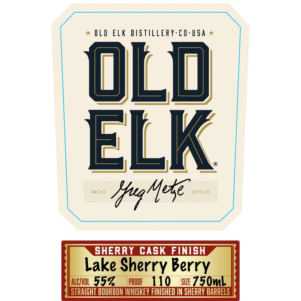 Old Elk Lake Sherry Berry Straight Bourbon Bourbon Old Elk Bourbon   