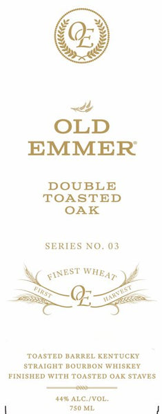 Old Emmer Double Toasted Oak Bourbon Whiskey Series No. 03