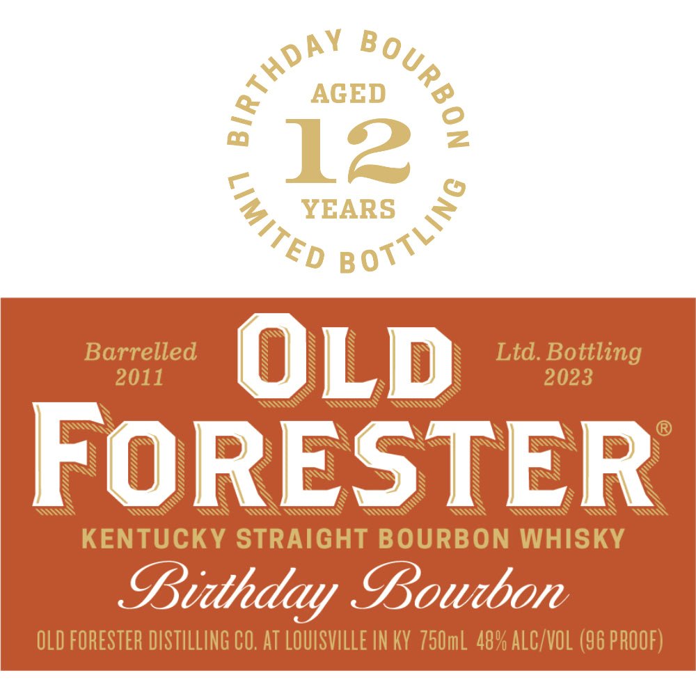 Old Forester Birthday Bourbon 2023 Bourbon Old Forester   