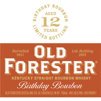 Thumbnail for Old Forester Birthday Bourbon 2023 Bourbon Old Forester   