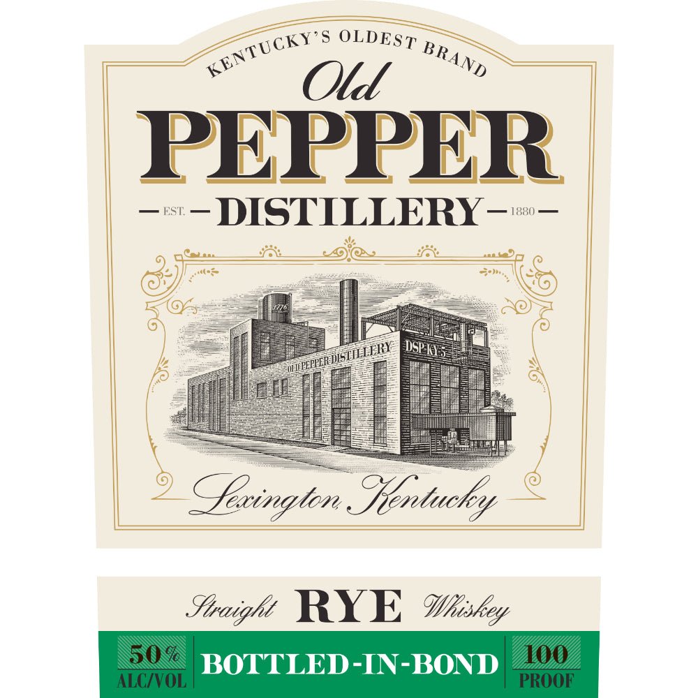 Old Pepper Bottled in Bond Straight Rye Whiskey Rye Whiskey James E. Pepper   