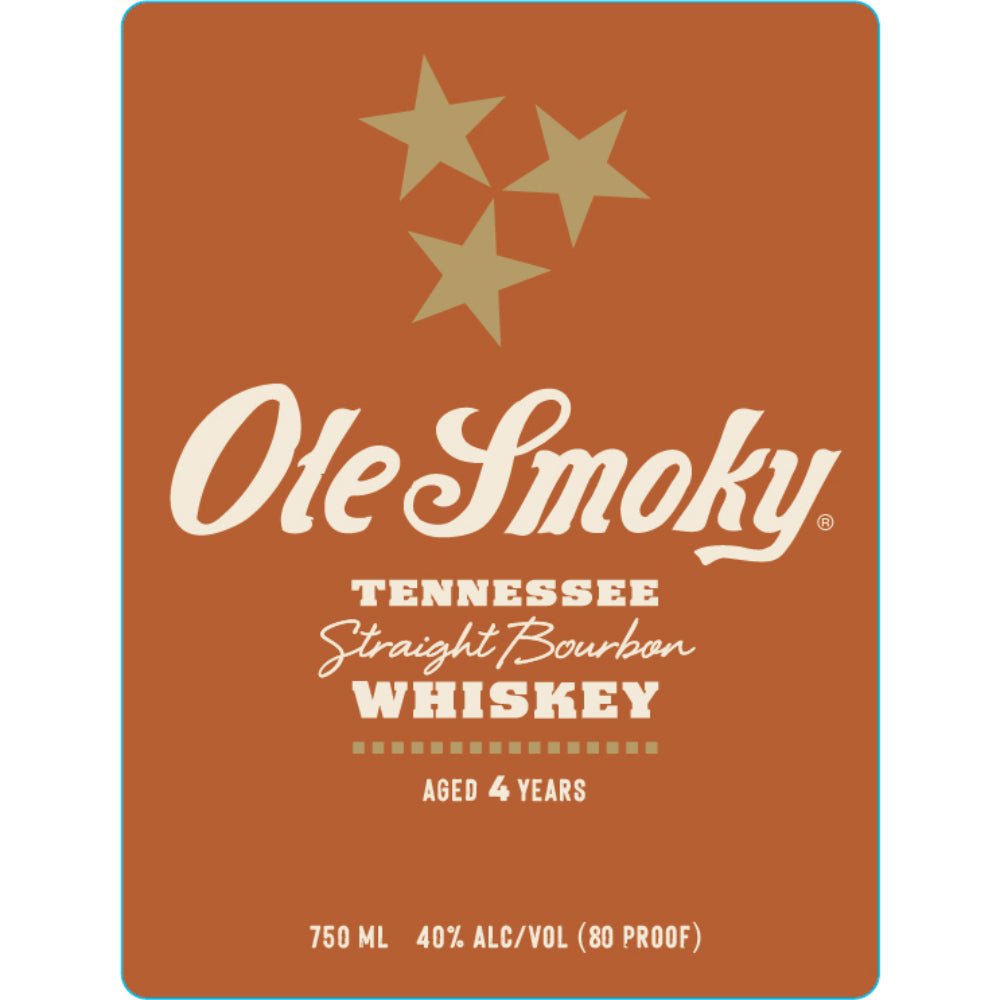 Ole Smoky 4 Year Old Tennessee Straight Bourbon Bourbon Ole Smoky   