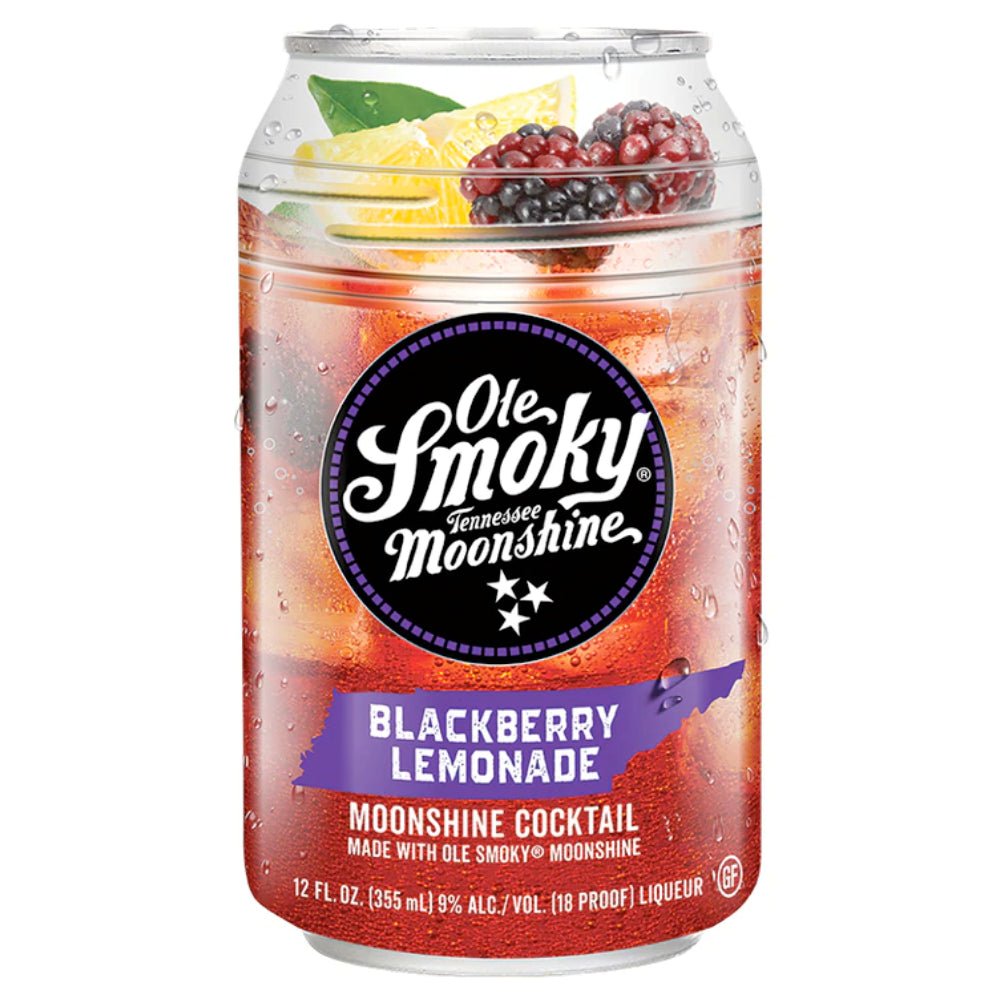 Ole Smoky Blackberry Lemonade Moonshine Cocktail 4pk Ready-To-Drink Cocktails Ole Smoky   