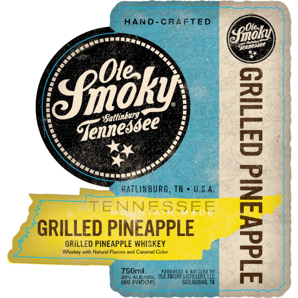 Ole Smoky Grilled Pineapple Whiskey American Whiskey Ole Smoky   