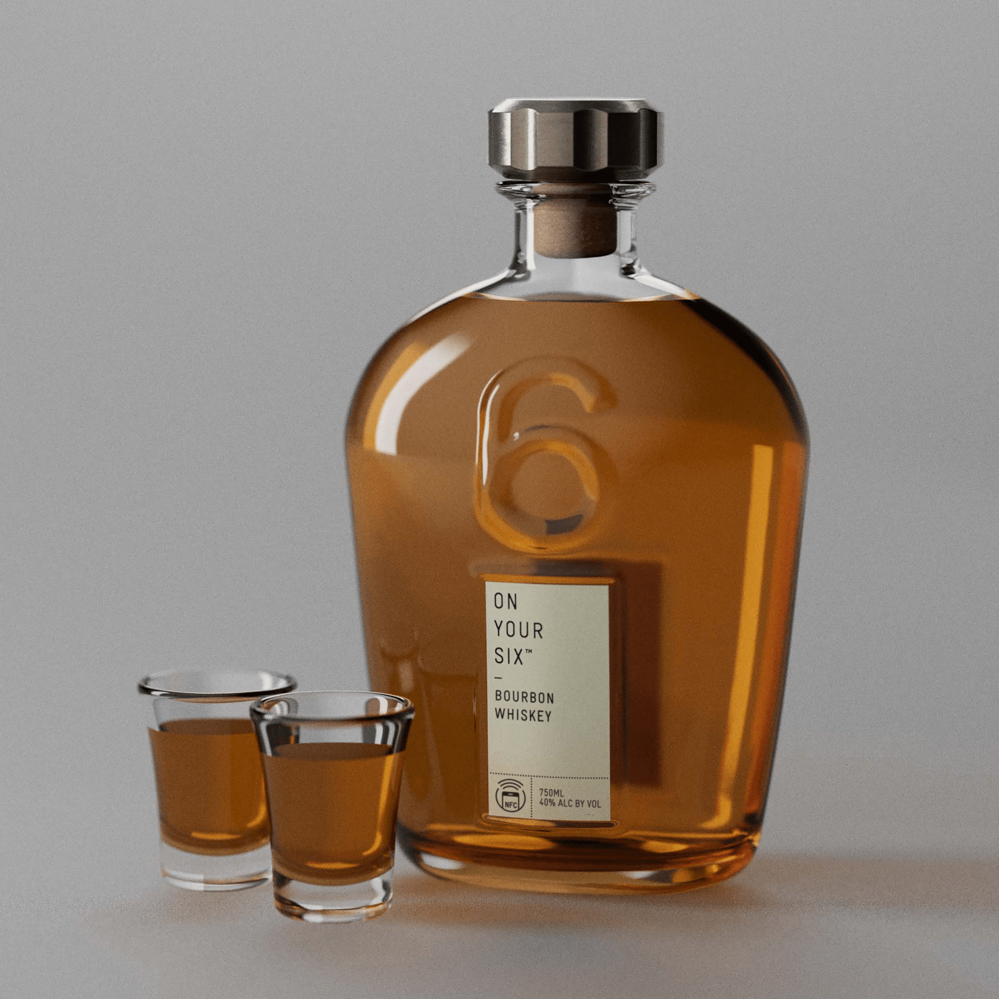 On Your Six Bourbon Whiskey 80 Proof - Main Street Liquor