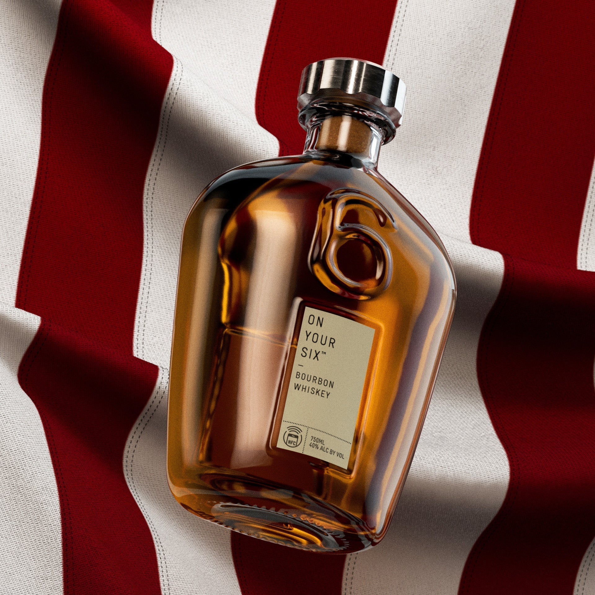 On Your Six Bourbon Whiskey 80 Proof - Main Street Liquor