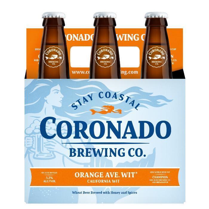 Orange Ave. Wit Beer Coronado Brewing   