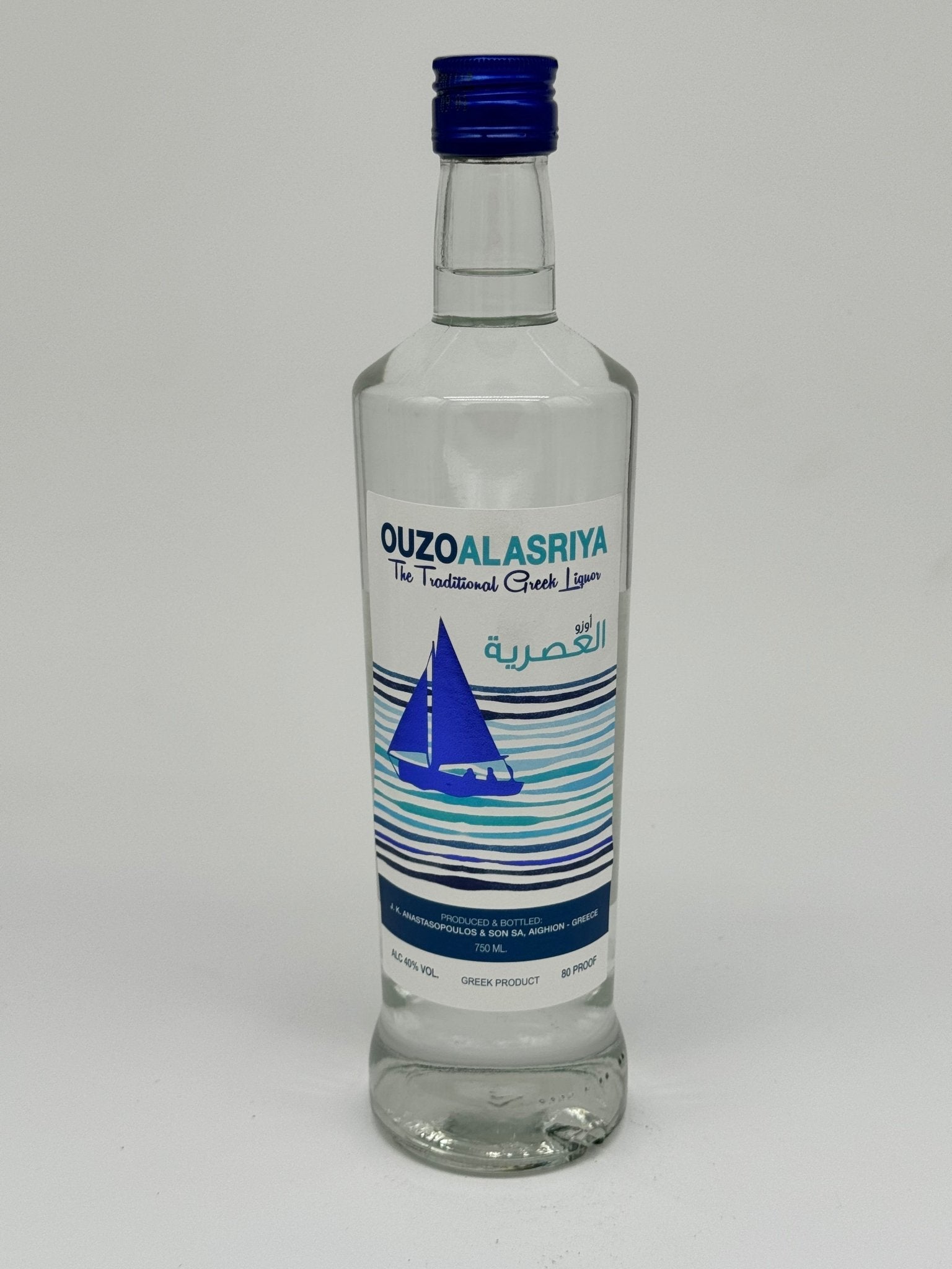 Ouzo Al Asriya 750mL - BuyMyLiquor