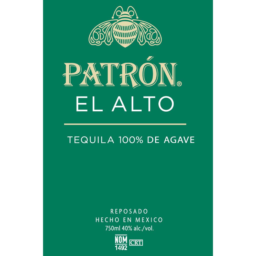 Patrón El Alto Reposado Tequila patron   