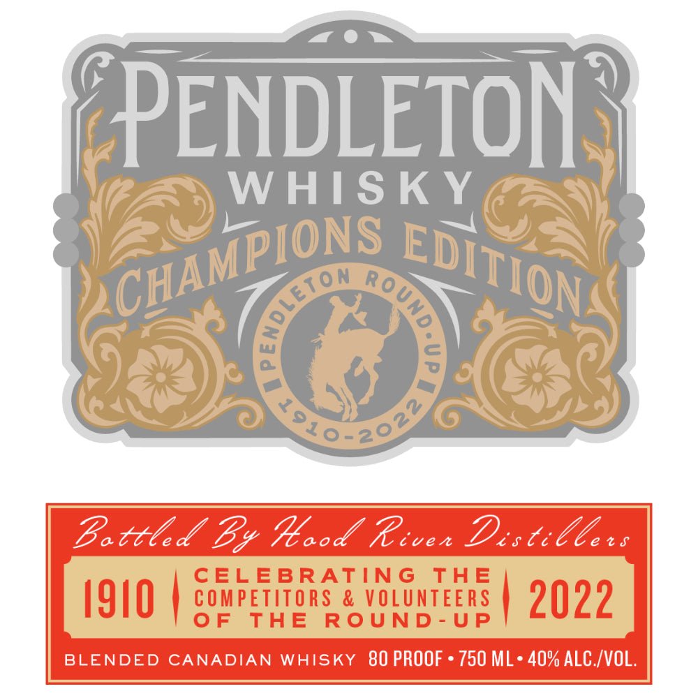 Pendleton Champions Edition 2022 Canadian Whisky Pendleton Whisky   