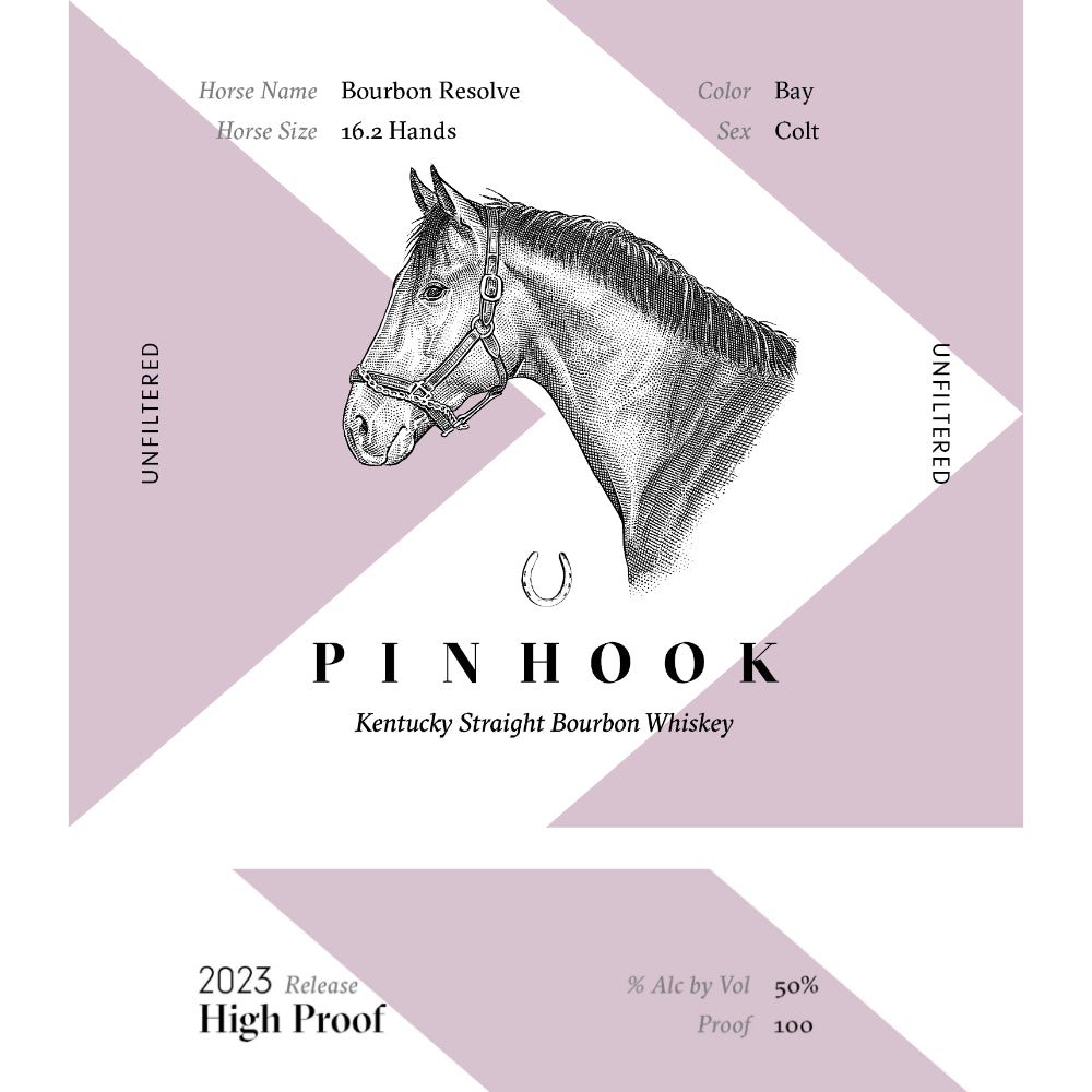 Pinhook Bourbon Resolve High Proof 2023 Release Bourbon Castle & Key   