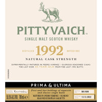 Thumbnail for Pittyvaich 1992 Prima & Ultima Single Malt Scotch 30 Year Old Scotch Prima & Ultima Collection   