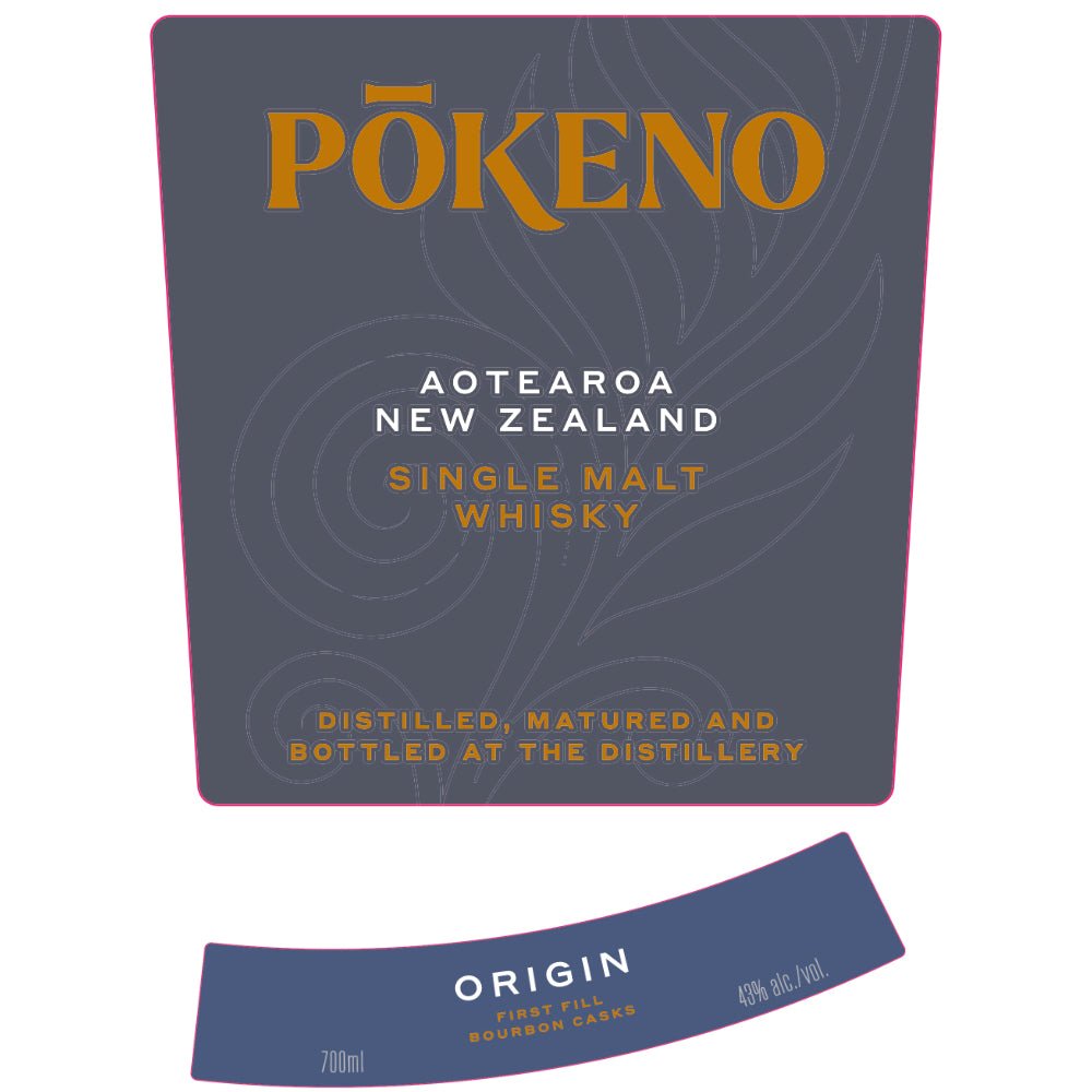 Pōkeno Origin New Zealand Single Malt Whisky Single Malt Whiskey Pōkeno Whisky   