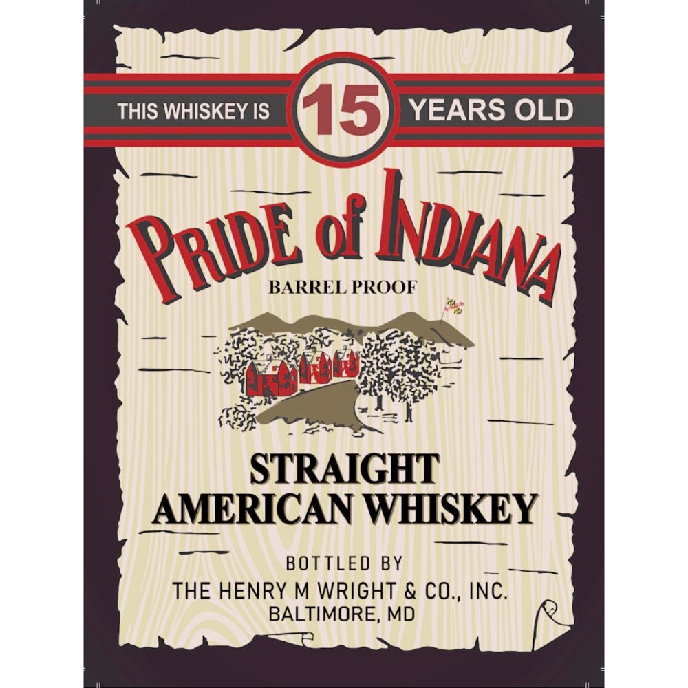 Pride of Indiana 15 Year Old Straight American Whiskey American Whiskey Seagrams   