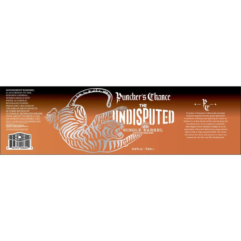Puncher’s Chance The Undisputed Single Barrel Straight Bourbon - Main Street Liquor