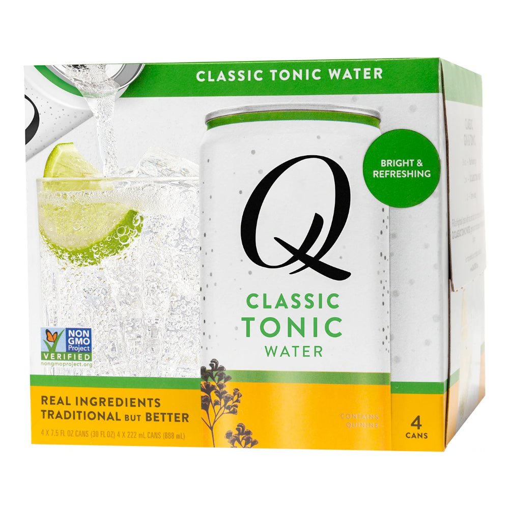 Q Classic Tonic Water by Joel McHale 4pk Cocktail Mixers Q Mixers   