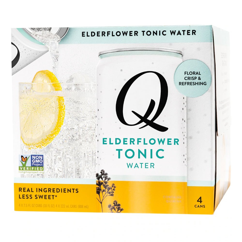 Q Elderflower Tonic Water by Joel McHale 4pk Cocktail Mixers Q Mixers   