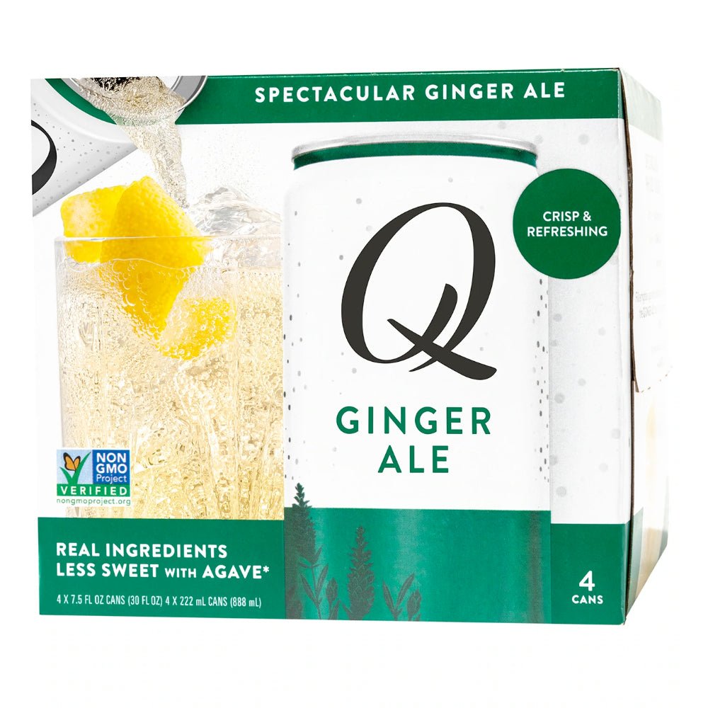 Q Ginger Ale by Joel McHale 4pk Cocktail Mixers Q Mixers   