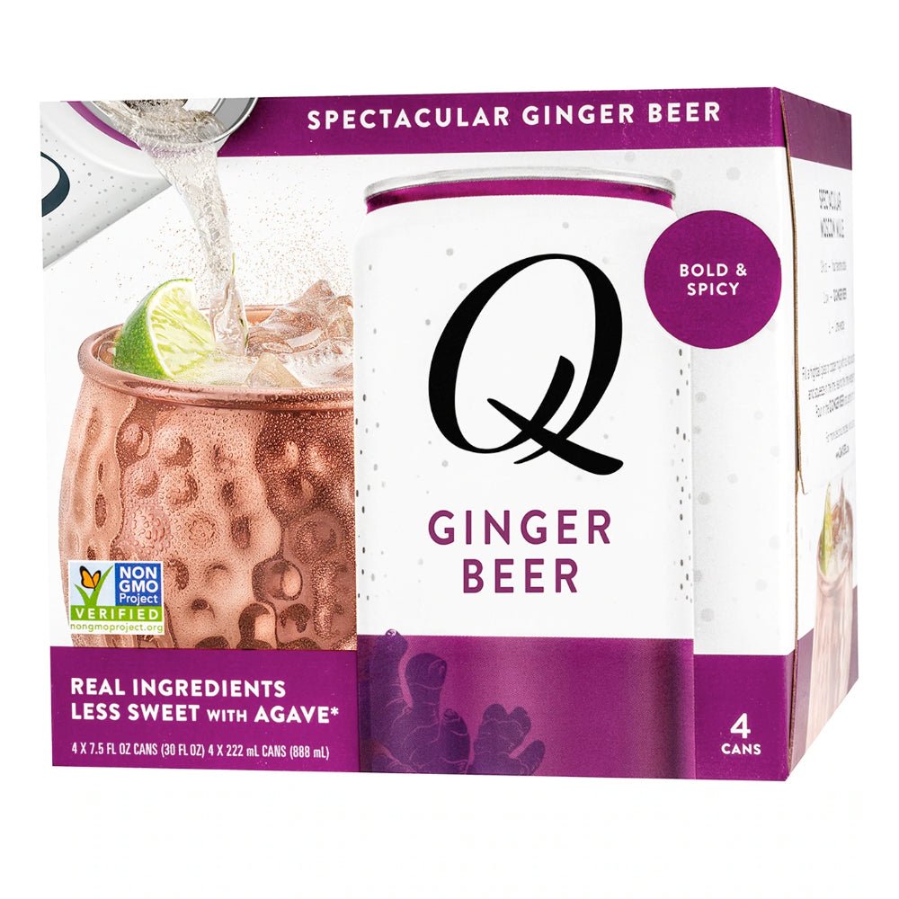 Q Ginger Beer by Joel McHale 4pk Cocktail Mixers Q Mixers   