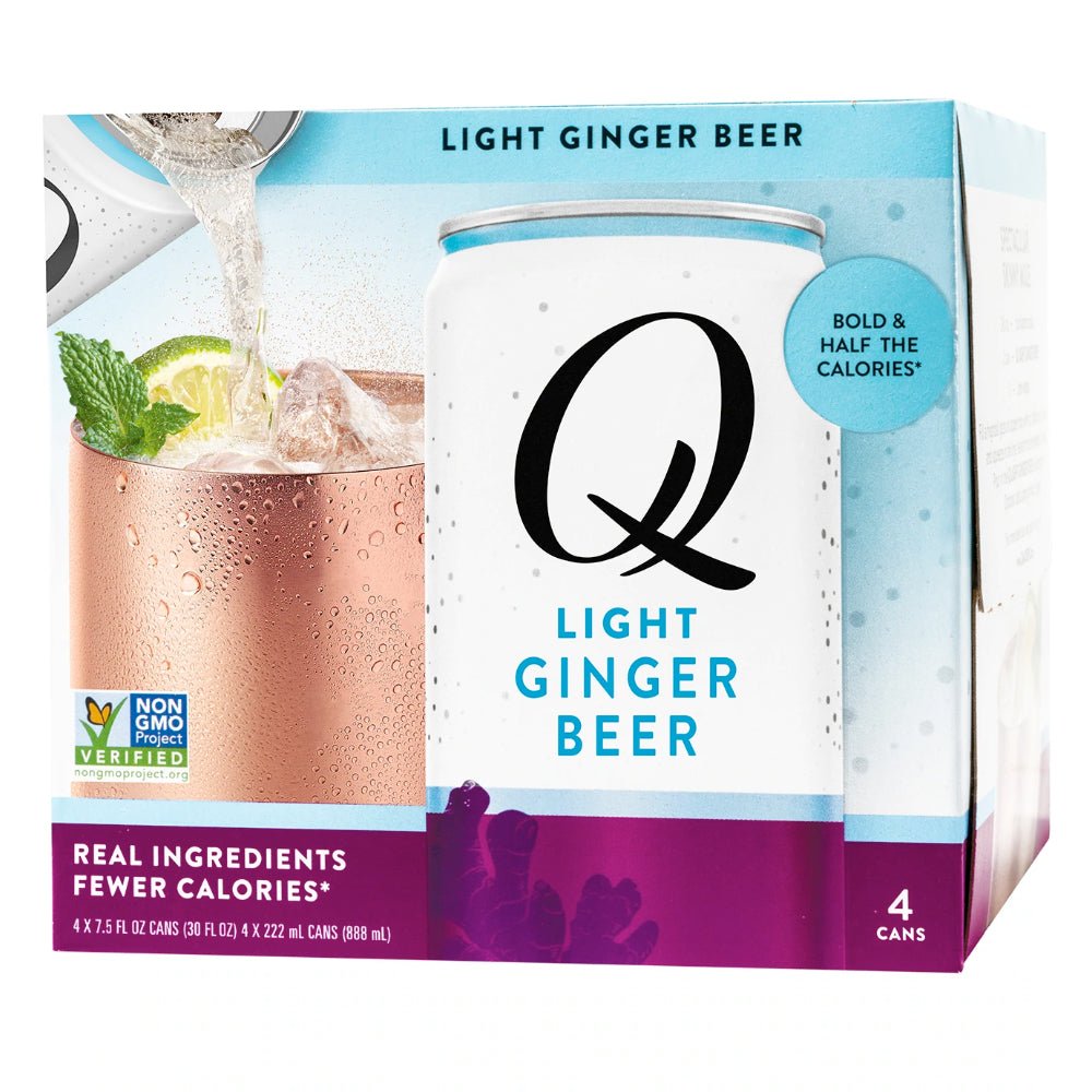 Q Light Ginger Beer by Joel McHale 4pk Cocktail Mixers Q Mixers   