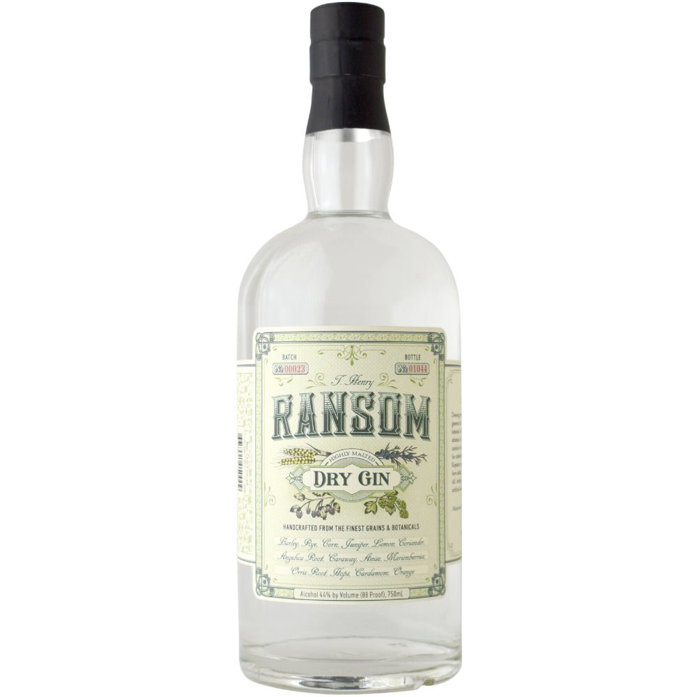 Ransom Dry Gin Gin Ransom Wine Co & Distillery   