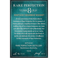 Thumbnail for Rare Perfection 8 Year Old Kentucky Straight Bourbon Bourbon Rare Perfection   
