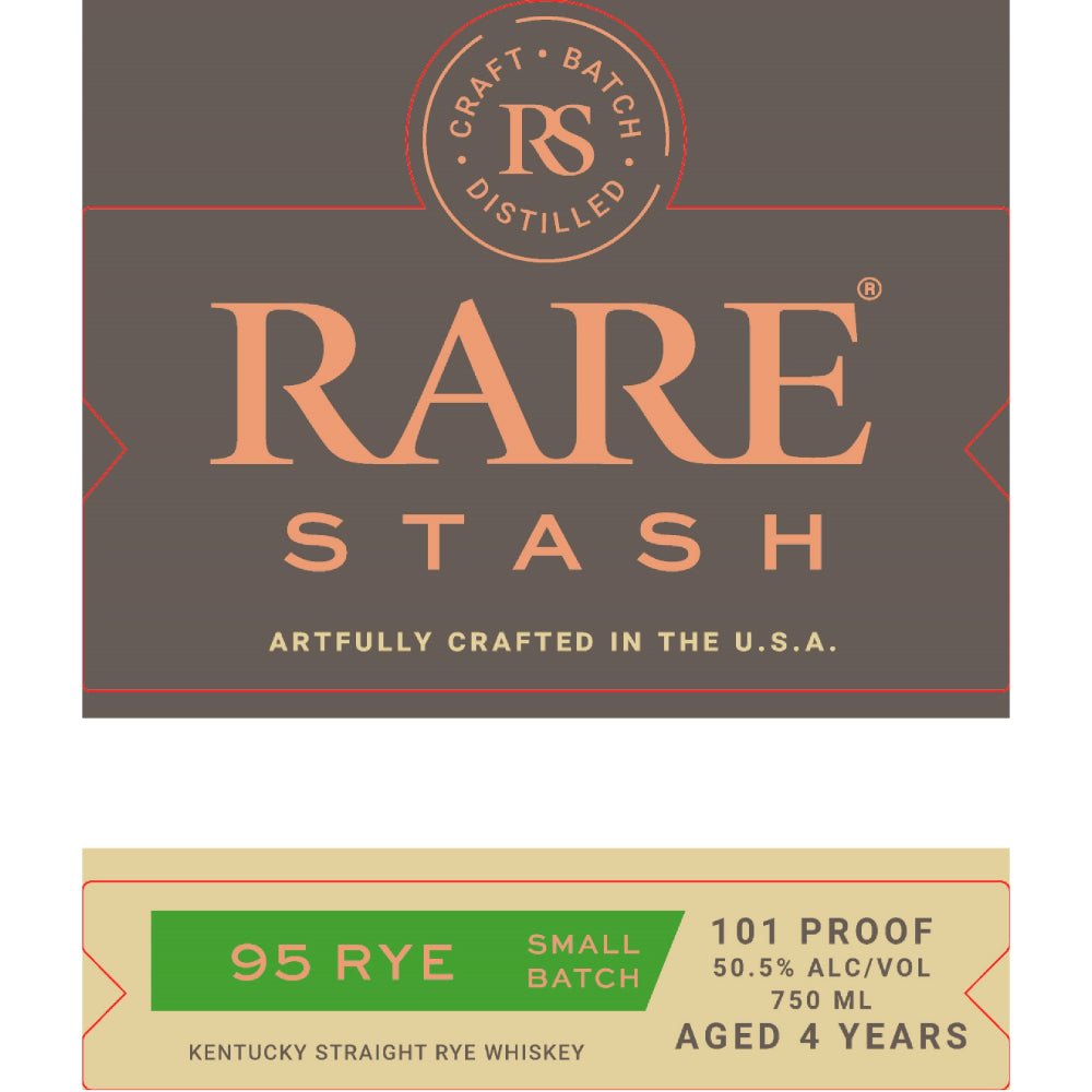 Rare Stash 95 Rye by Dustin Poirier Rye Whiskey Rare Stash   