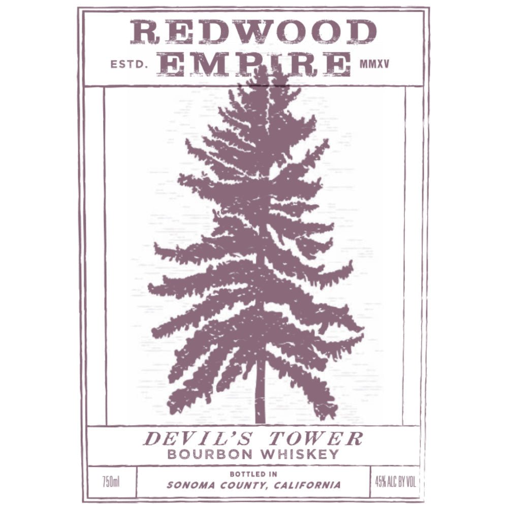 Redwood Empire Devil's Tower Bourbon Bourbon Redwood Empire Whiskey   