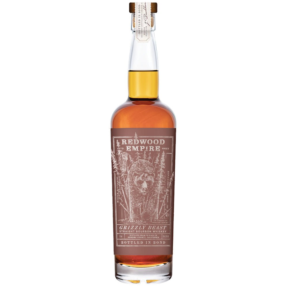 Redwood Empire Grizzly Beast Straight Bourbon Bourbon Redwood Empire Whiskey   