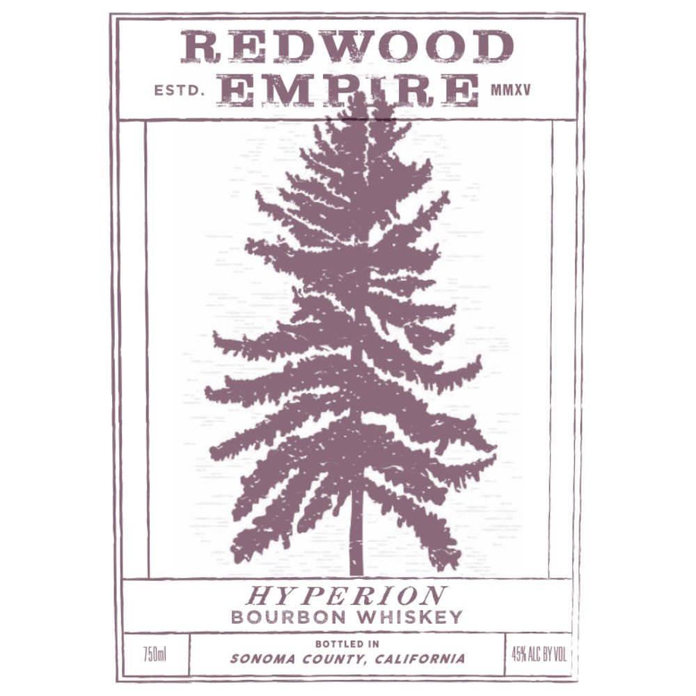 Redwood Empire Hyperion Bourbon Bourbon Redwood Empire Whiskey   