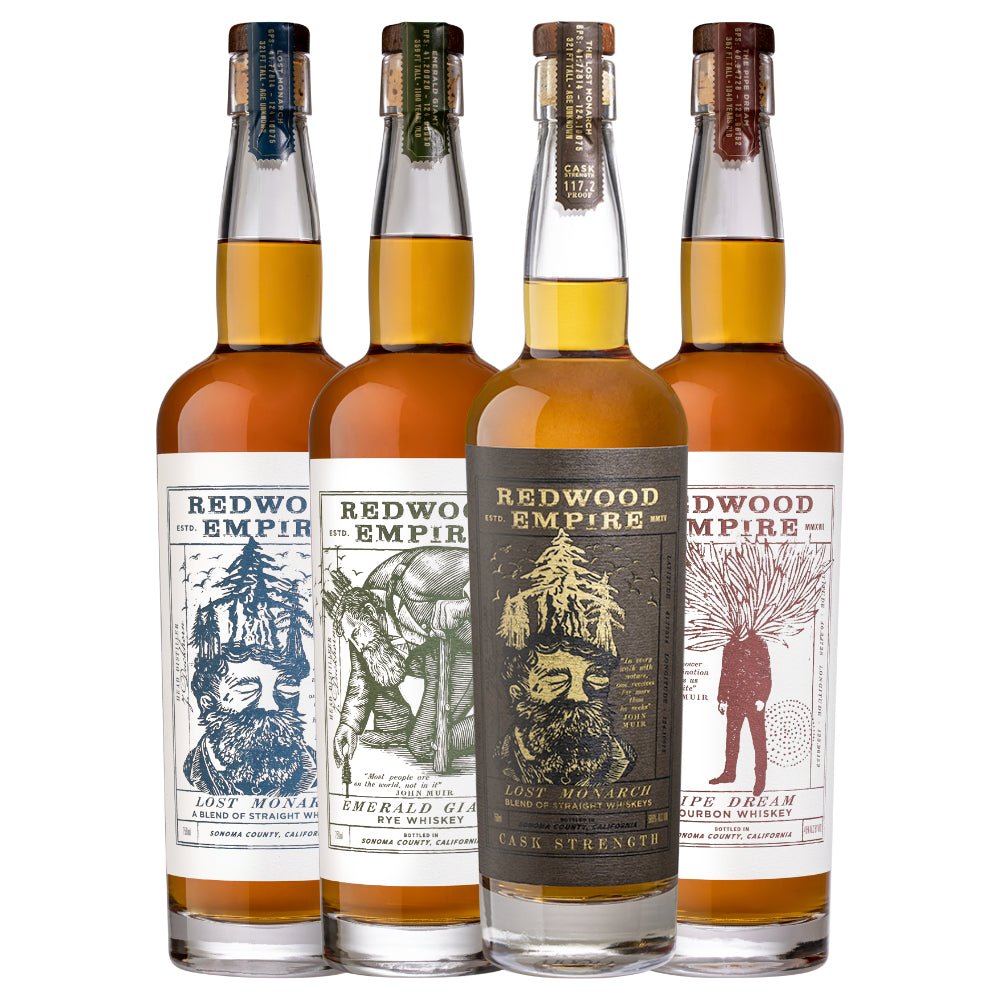 Redwood Empire Lost Monarch Cask Strength Bundle Blended Whiskey Redwood Empire Whiskey   