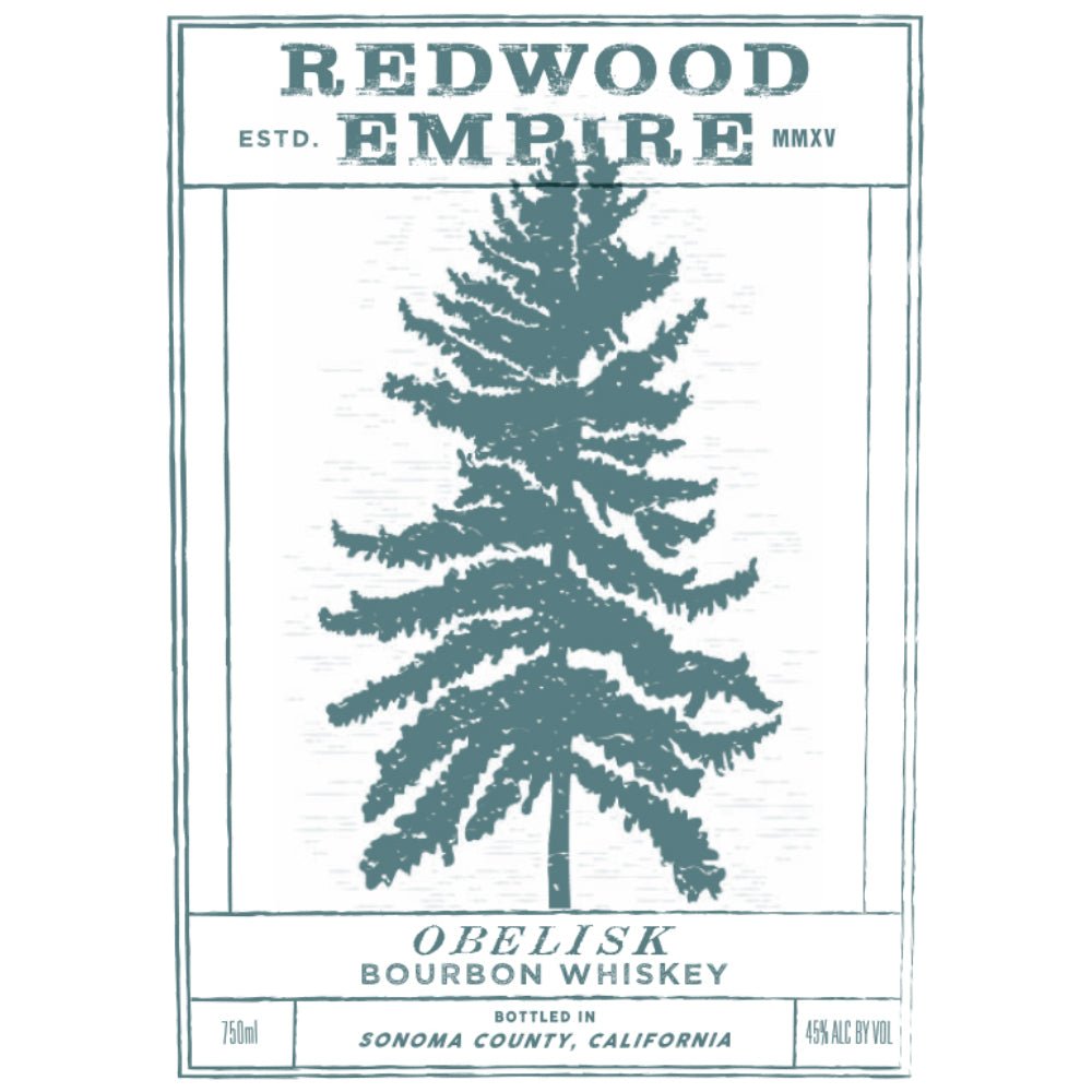 Redwood Empire Obelisk Bourbon Bourbon Redwood Empire Whiskey   